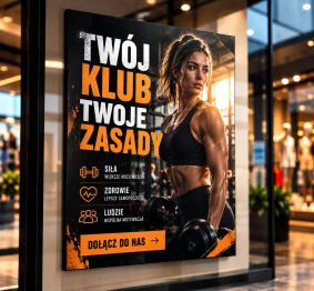 Firmowy plakat reklamowy