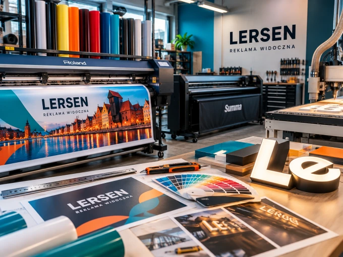 Pracownia reklamowa Lersen – produkcja materiałów reklamowych w Gdańsku